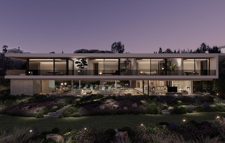 architecture building house housing villa plant grass condo