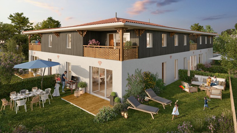Villa Aéria – Luxury Apartments in Arès, Arcachon Bay | High-End Rental Investment