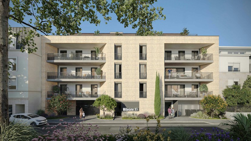 Millésime XV – Penthouse Apartments in Pessac | New High-End Residence