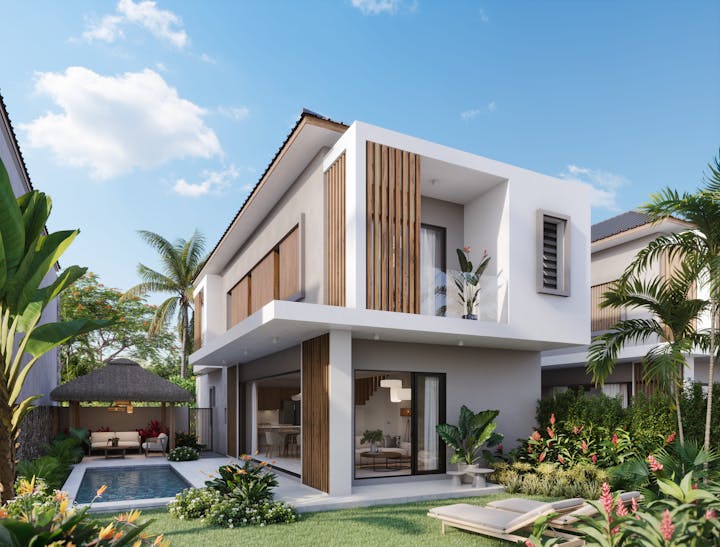 architecture building house housing villa plant chair furniture