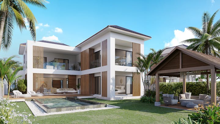 architecture building house housing villa plant chair furniture hacienda