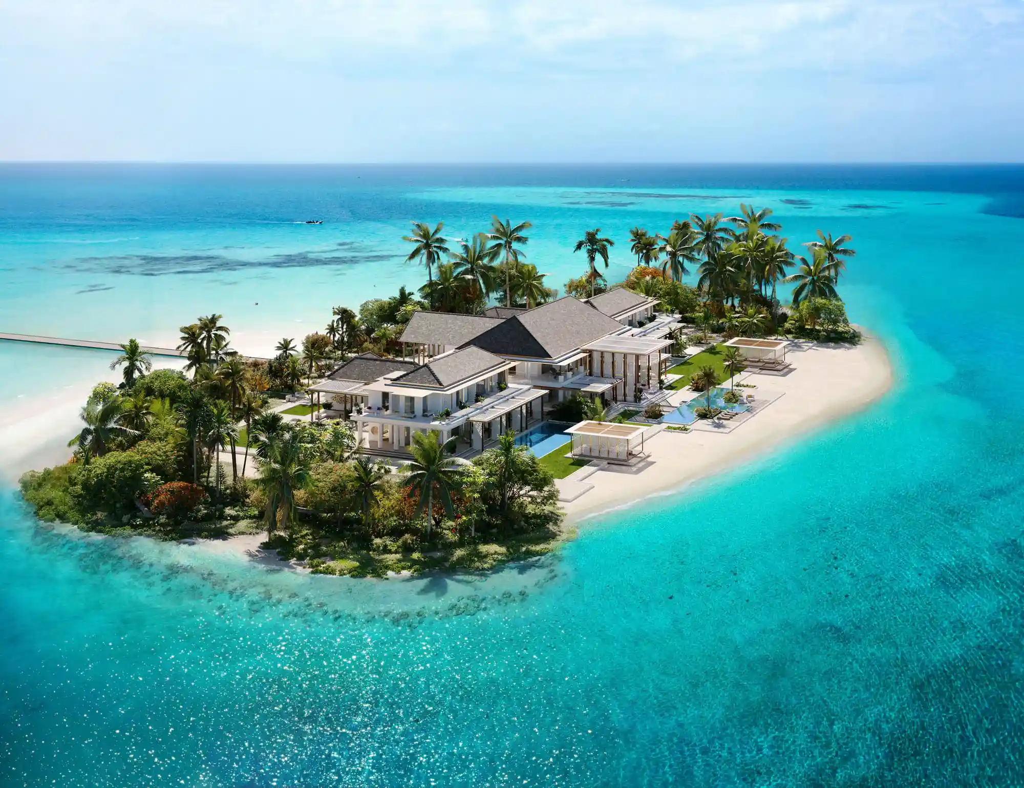 Luxury properties in the Maldives