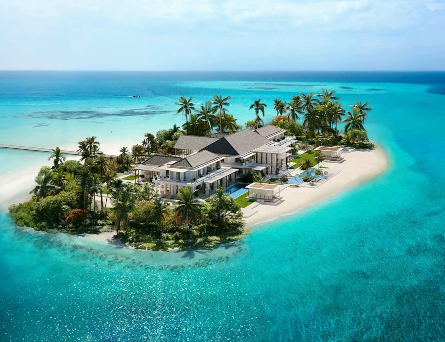 Branded residence on a Maldivian atoll