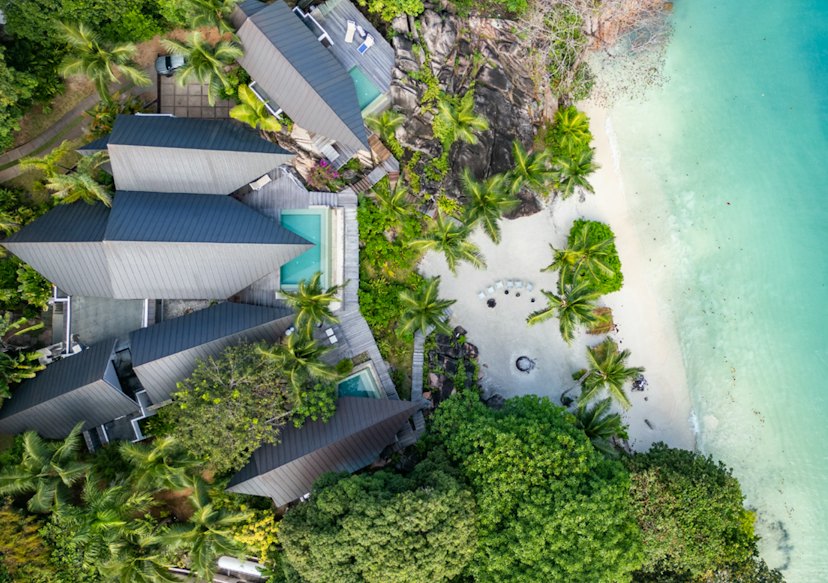 Exceptional beachfront villa in the Seychelles