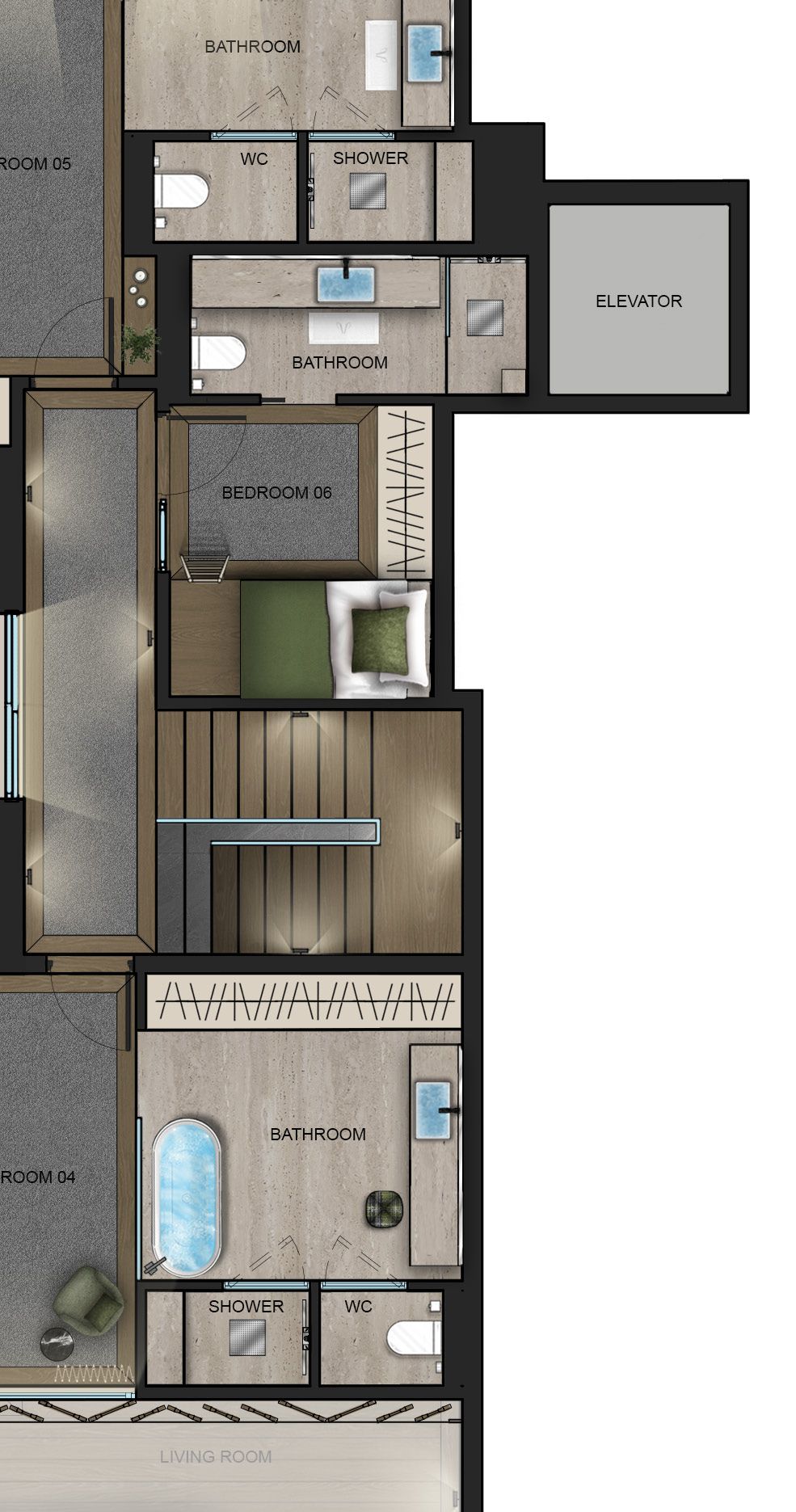 Apartment Lot 10, 287 m², 6 bedrooms, Val d’isère 1849706122 floor plan 2