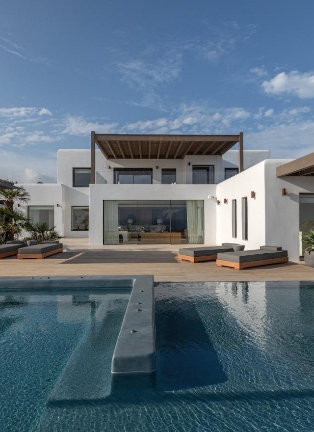 Luxury Villa in Mykonos - Grèce, with Panoramic View of the Aegean Sea