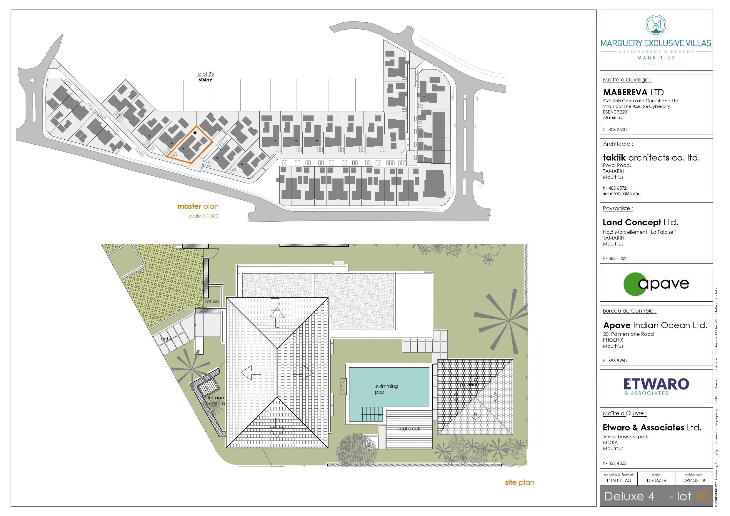 4 bedroom villa with bespoke services for sale in Rivière Noire 46299122 floor plan 1