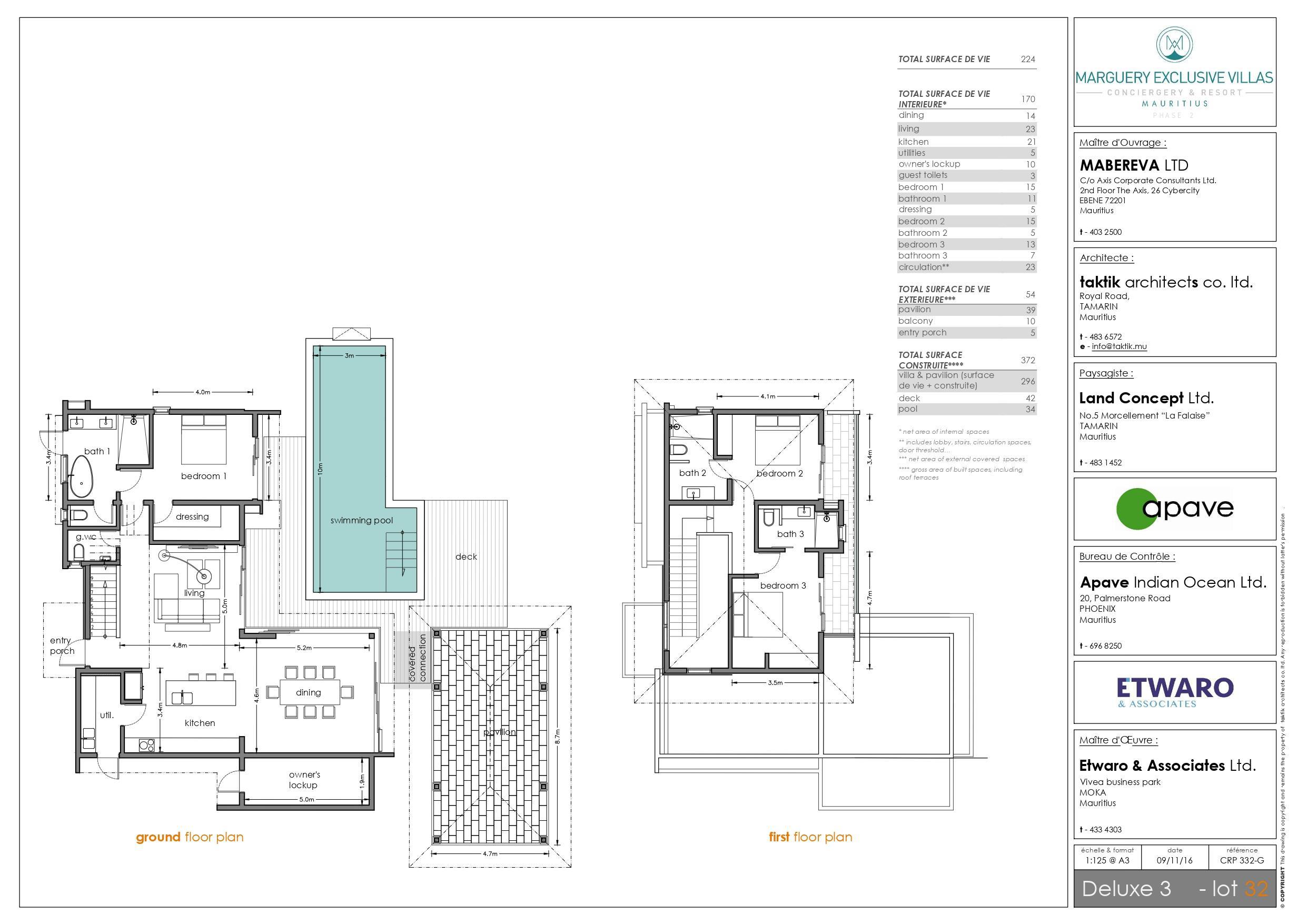 3-bedroom villa in an ideal location in Rivière Noire, Mauritius 3875250587 floor plan 1