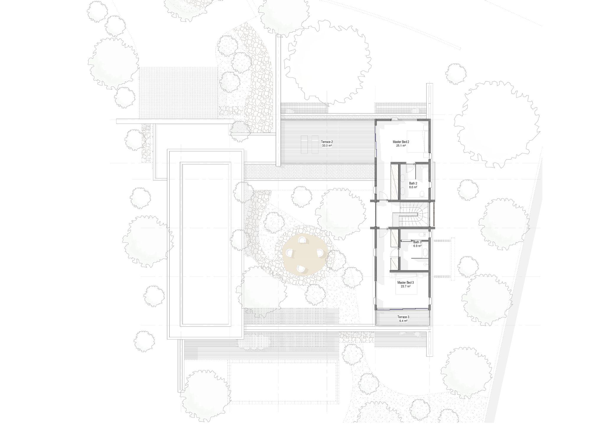 Villa I6 : exceptional bioclimatic villa of 542m² at Beau Champ 2879814313 floor plan 3