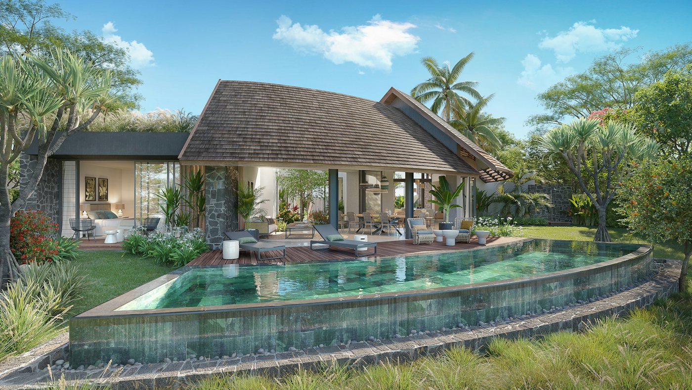 Tropical villa in Beau Champ, Mauritius