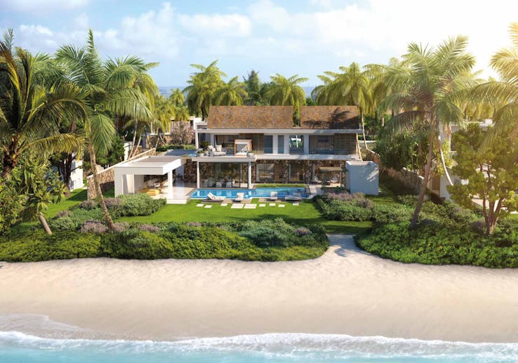 villa housing building house summer palm tree plant tree outdoors hotel