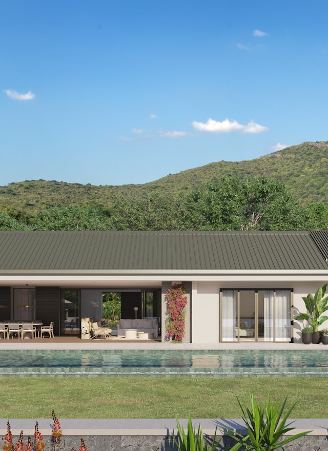 Luxury Single-Storey Villa in Tamarin with Mountain Views | Exclusive Address in Mauritius