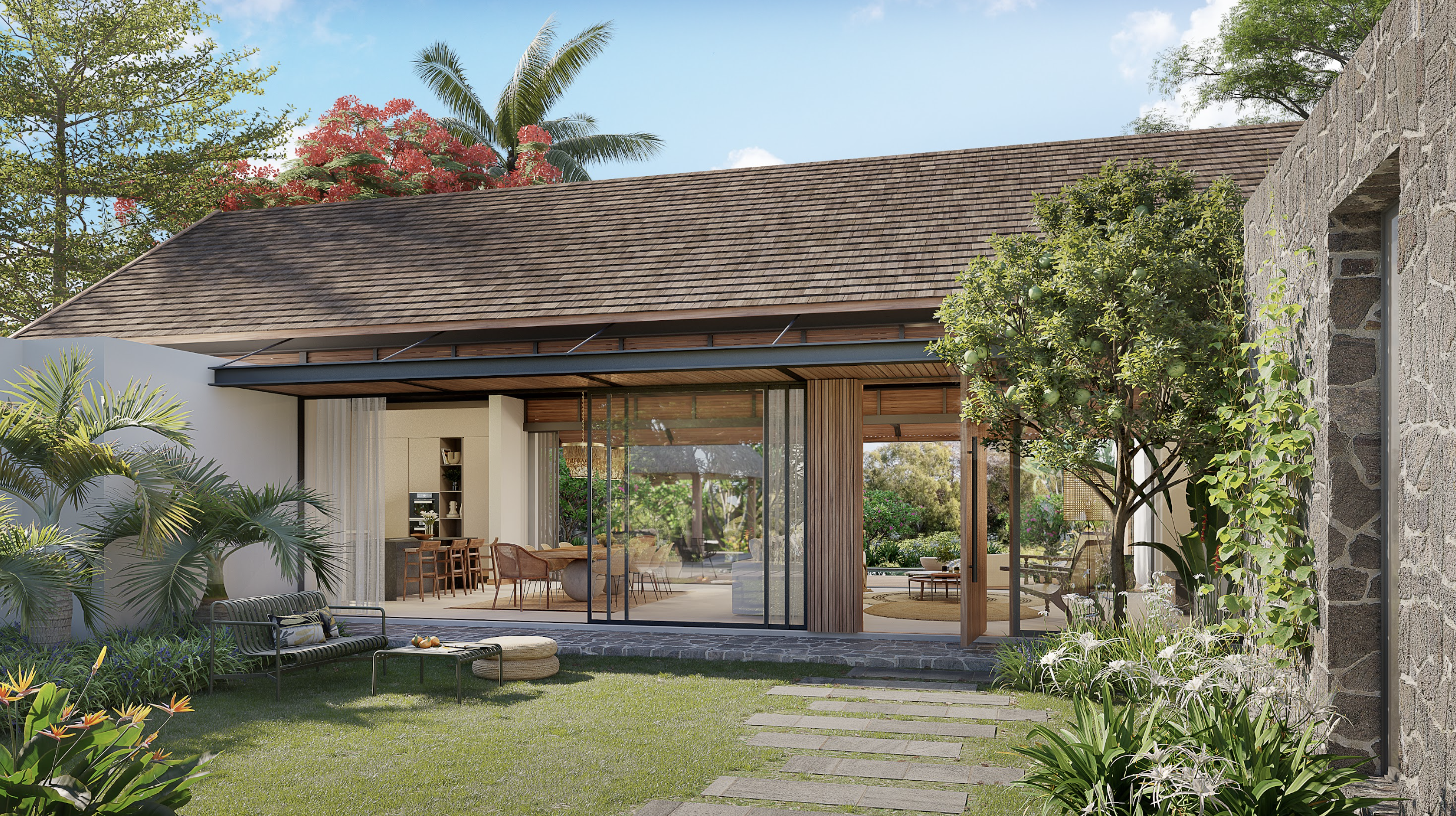 villa de luxe · a Beau Champ · 3 chambres · 3 salles de bain · photo 1 sur 17