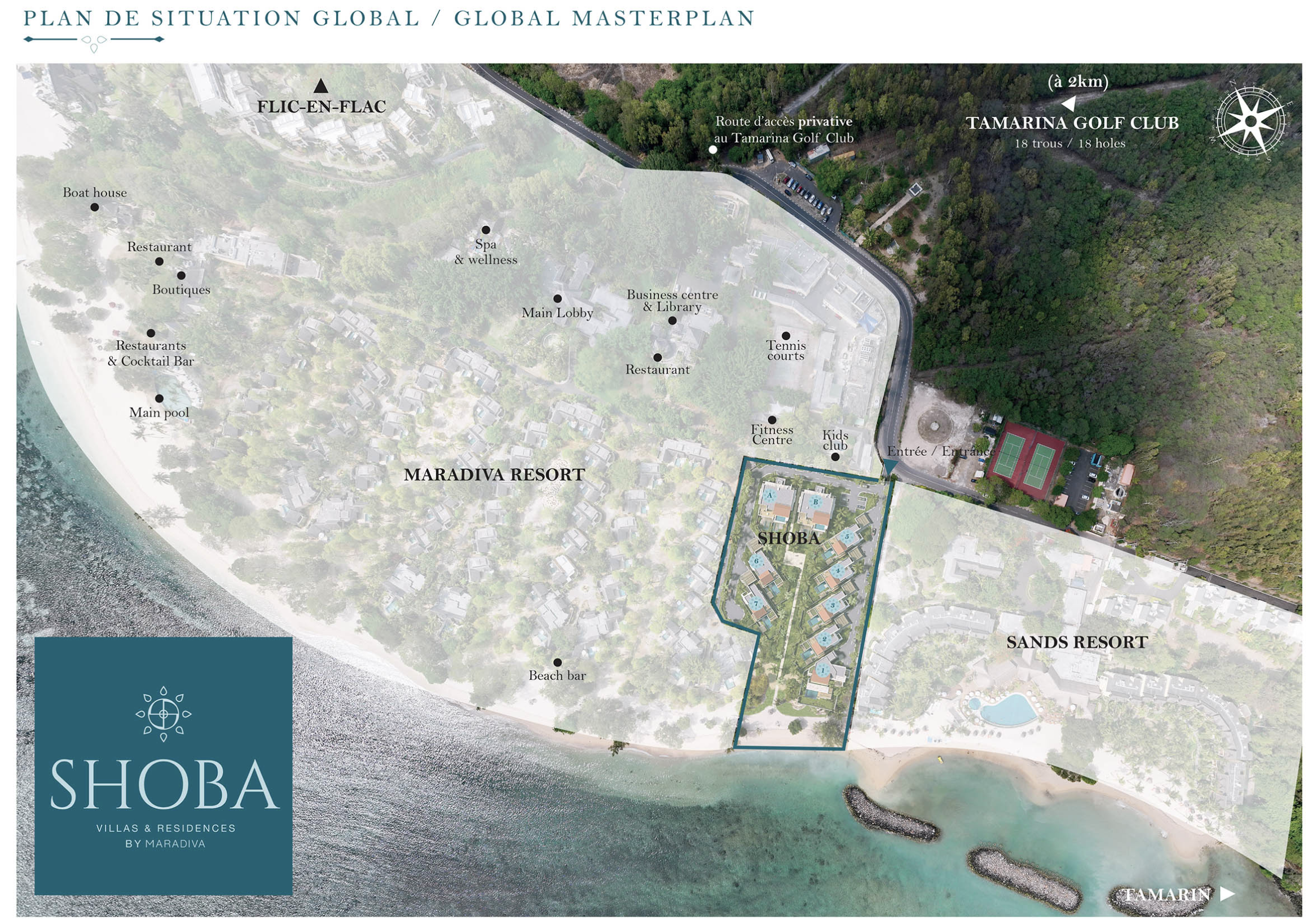 Villa pieds dans l’eau à Wolmar – Face au Morne, vue mer & coucher de soleil – Île Maurice 3556030575 floor plan 1
