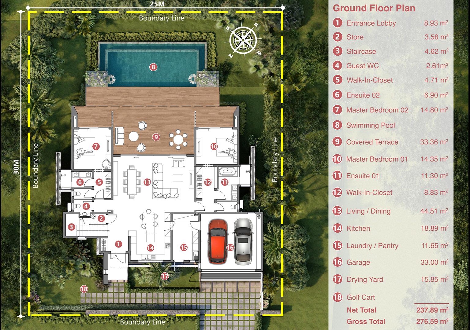 Luxury Villa with Sea and Golf Views for Sale | Heritage Valriche – Bel Ombre 1758874505 floor plan 1