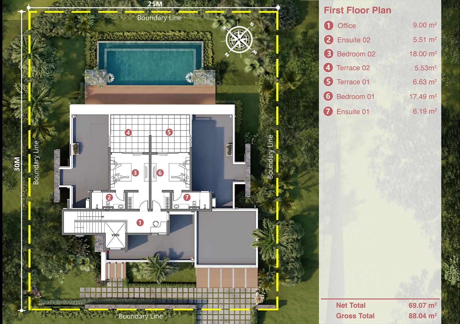 Luxury Villa with Sea and Golf Views for Sale | Heritage Valriche – Bel Ombre 1758874505 floor plan 2