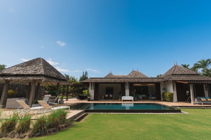 Villa for sale in Tamarina — Contemporary villa & pool