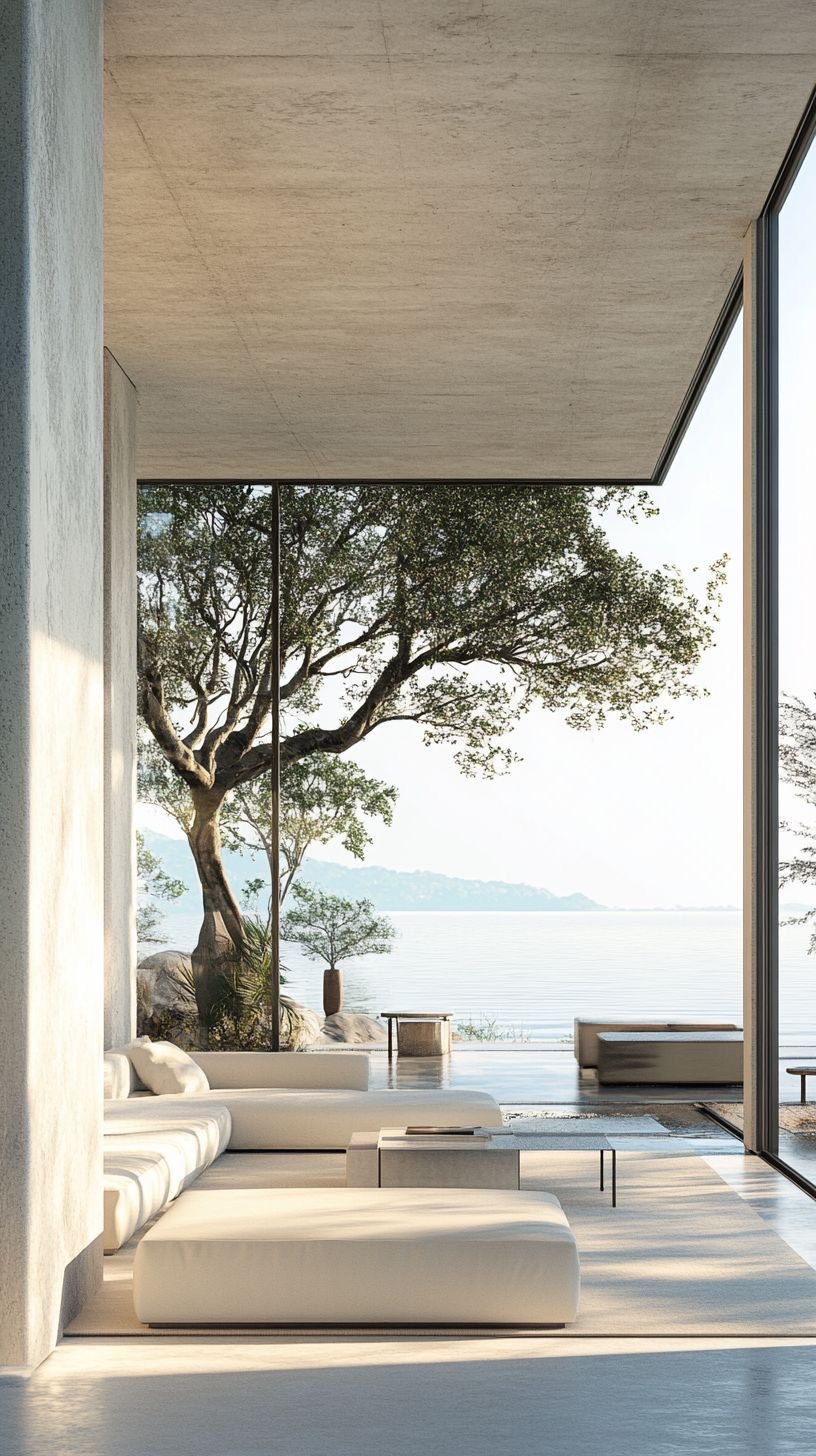 High-end architecture in Greece with pool and Mediterranean horizon