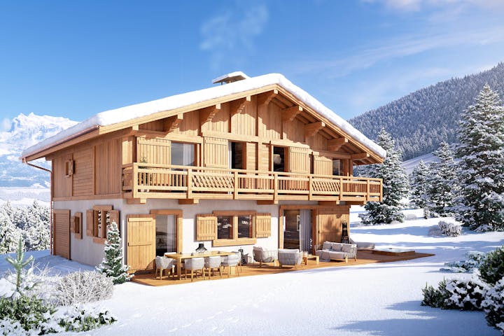 building housing house cabin log cabin bench furniture chair villa desk