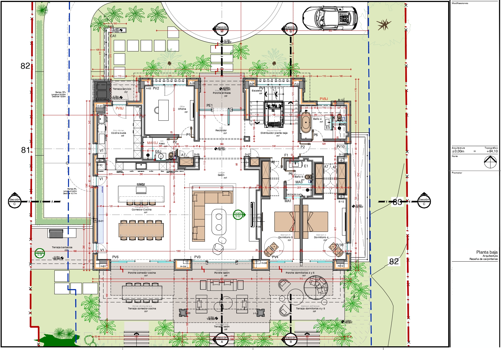 Sea-view villa for sale in Marbella Golden Mile, Marbella | Villa Celestia 1745249807 floor plan 1