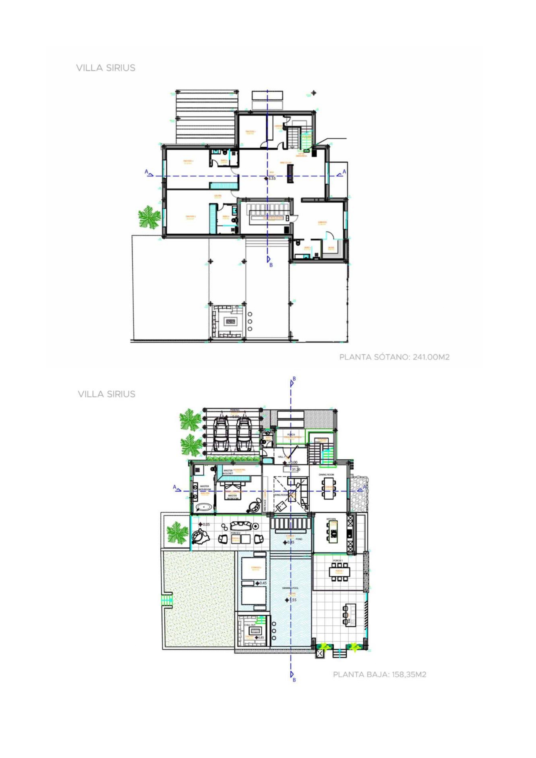 Panoramic villa for sale in Nueva Andalucia, Marbella | Villa Sirius 4128984913 floor plan 1