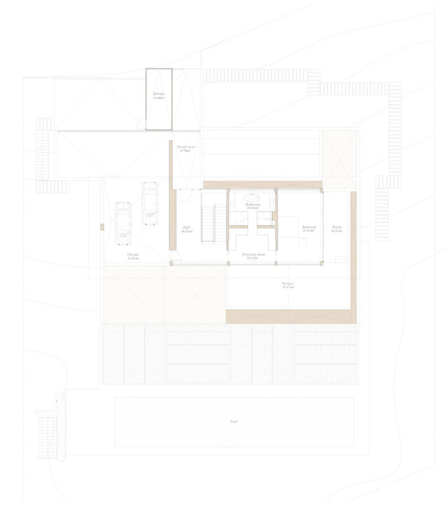 Frontline golf villa for sale in Finca Cortesin, Casares | Golfside Villa 3 2668008017 floor plan 2