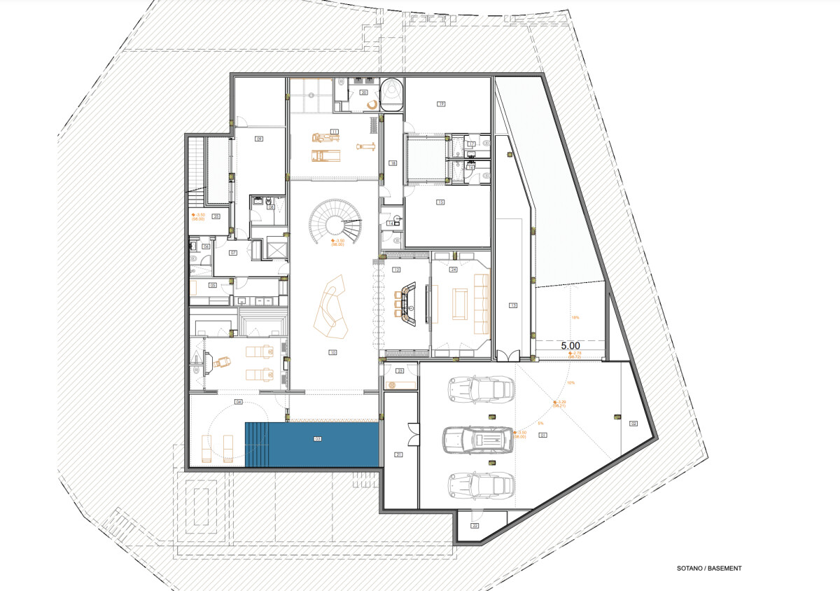 Luxury plot for sale in Marbella Golden Mile, Marbella | Andara 2 | Plot with project 683517535 floor plan 3