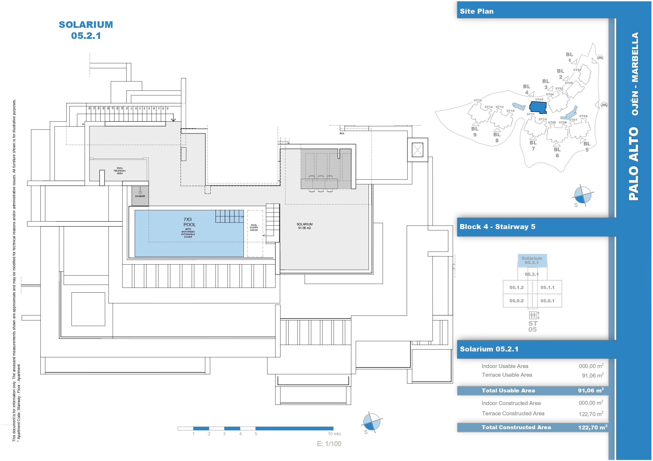 Sea-view penthouse for sale in Palo Alto, Ojen | Palo Alto 1 1826078561 floor plan 1