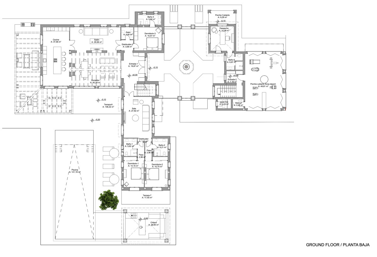 Luxury villa for sale in Nueva Andalucia, Marbella | La Hacienda 2176880395 floor plan 2