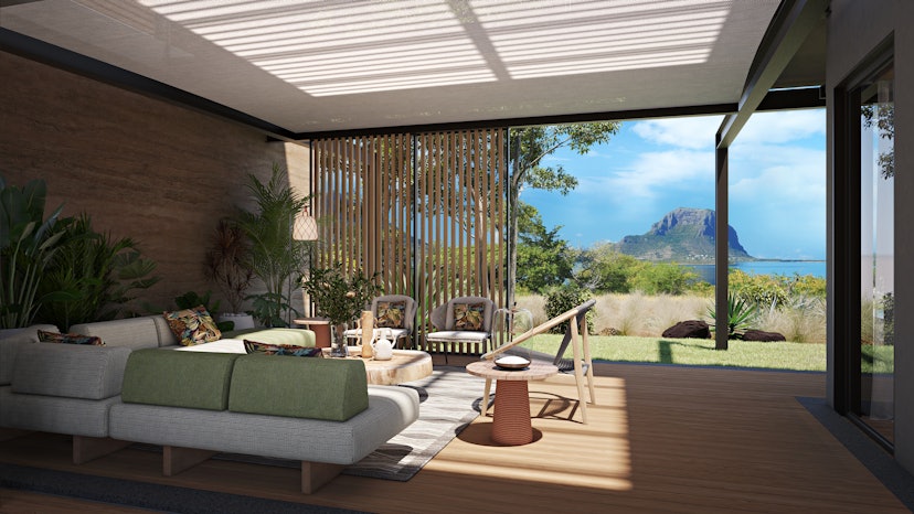 villa de luxe · a Rivière Noire · 3 chambres · 3 salles de bain · photo 1 sur 18