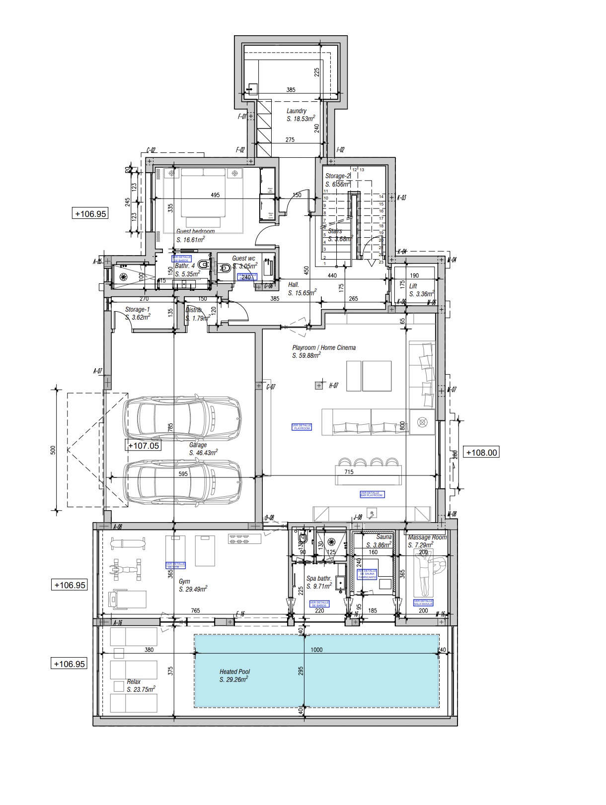 Sea-view villa for sale in Marbella Golden Mile, Marbella | Villa Harmony 4025163998 floor plan 3