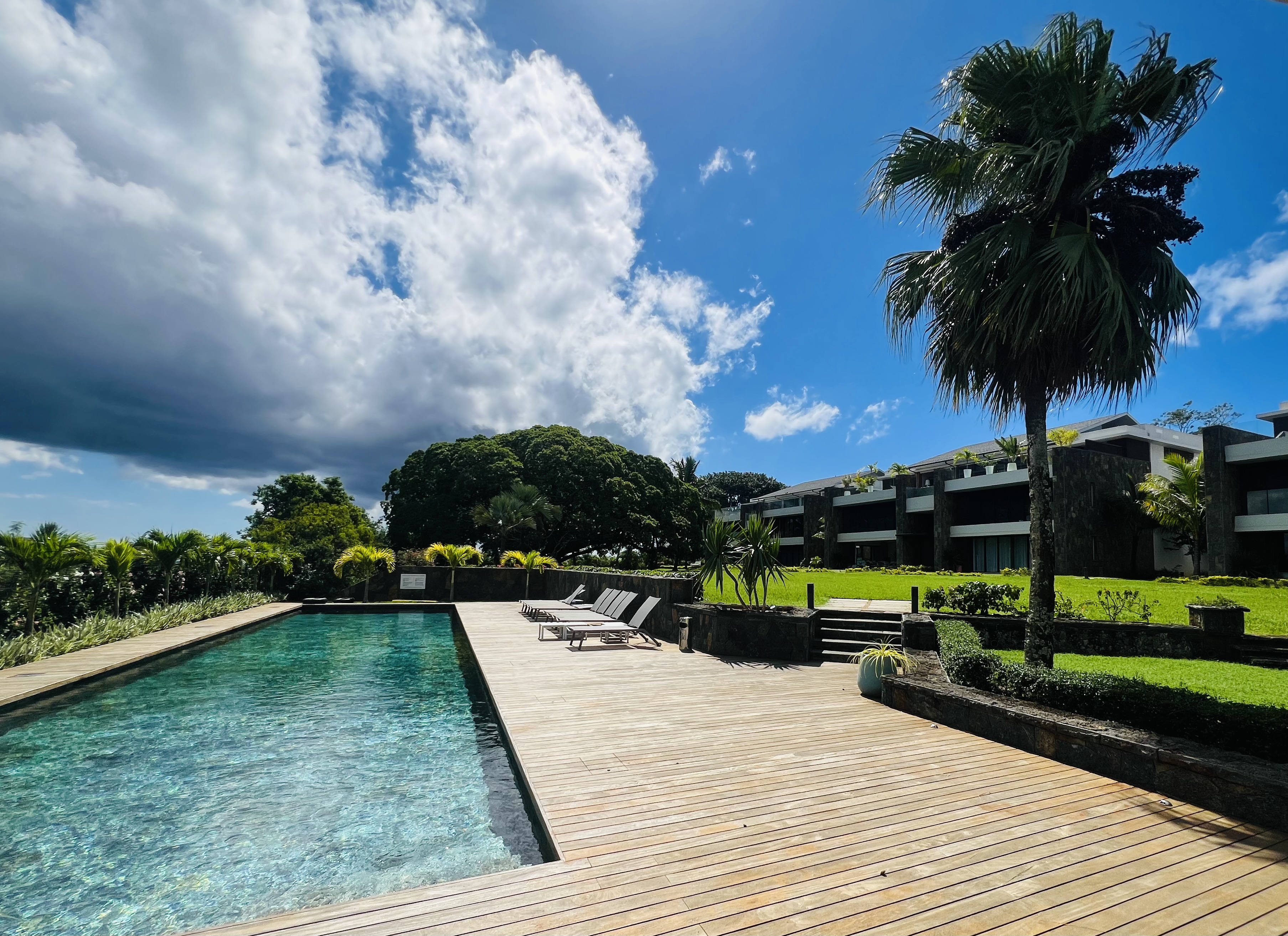 Luxury Apartment for Rent in Belle Vue Harel, Mauritius – Secure Residence with Swimming Pool and Mountain Views