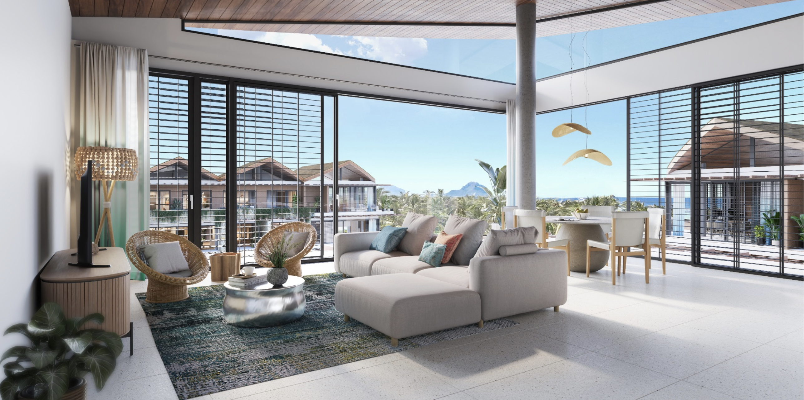 Exclusive 4-Bedroom Luxury Penthouse, Flic en Flac | Beachfront Prestige Living
