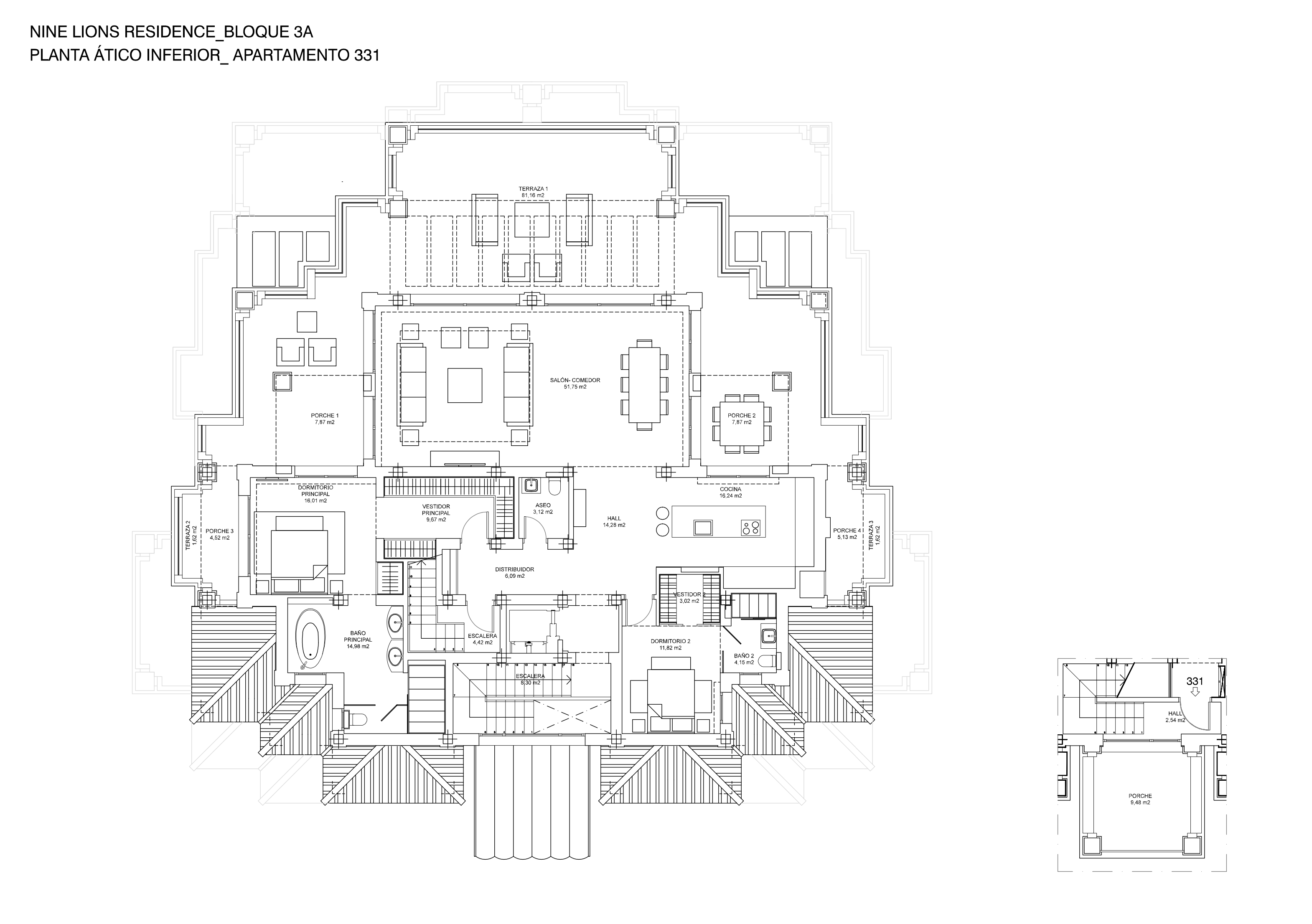 Sea-view penthouse for sale in Nueva Andalucia, Marbella | Nine Lions 331 872187792 floor plan 3