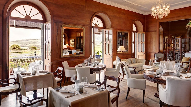 Le Château de Bel Ombre — fine dining restaurant, Heritage Villas Valriche