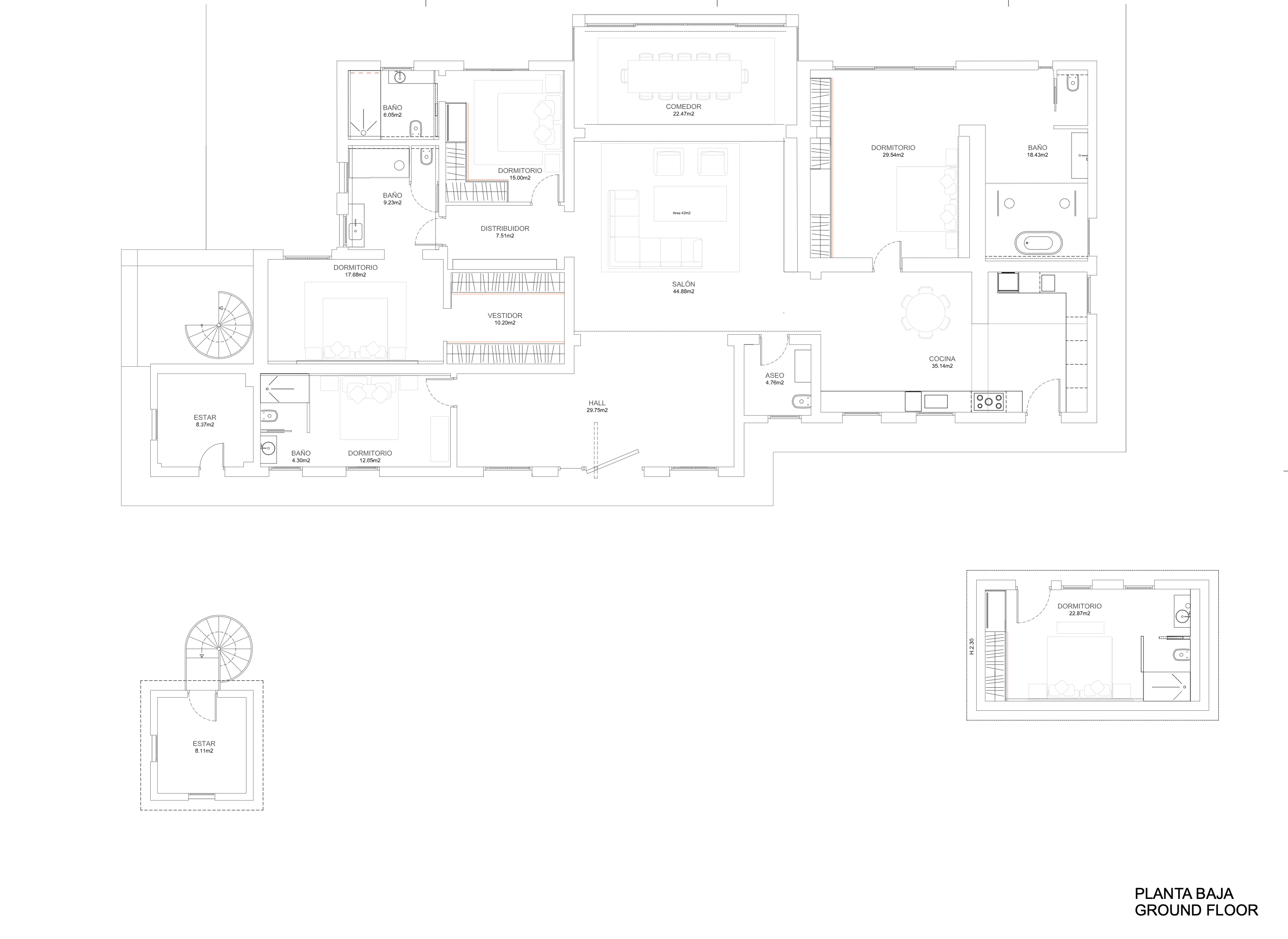 Beachside villa for sale in Marbella – Puerto Banus, Marbella | Villa Beach Life 2414231241 floor plan 2