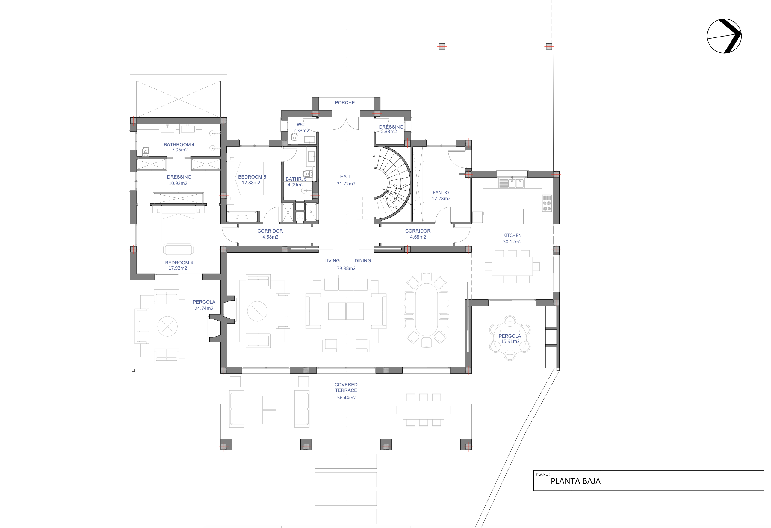 Luxury plot for sale in El Herrojo, Benahavis | Herrojo 53 2316163610 floor plan 10