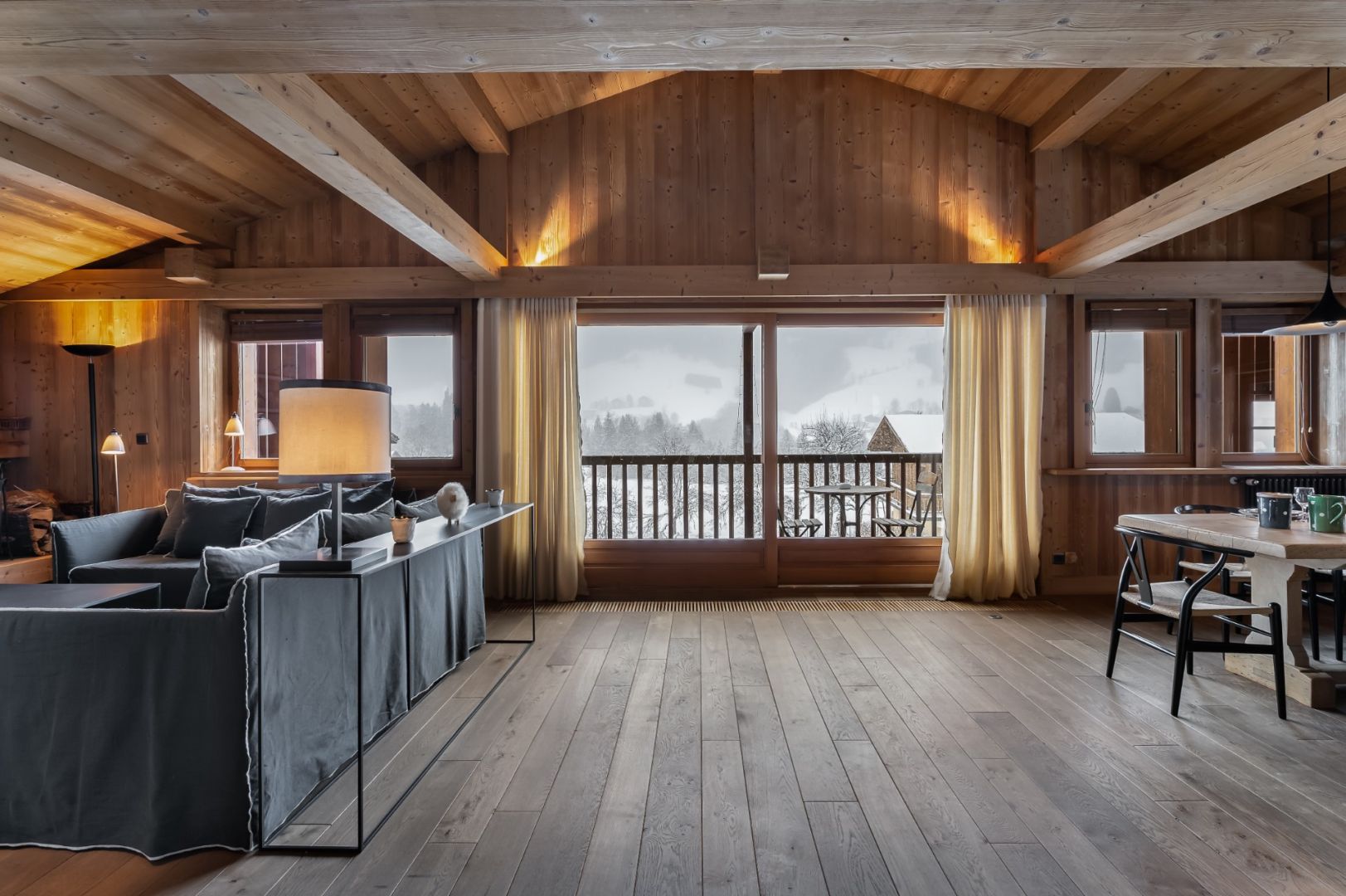 232 m² chalet in Rochebrune, Megève, 4 suites, sauna and hot tub
