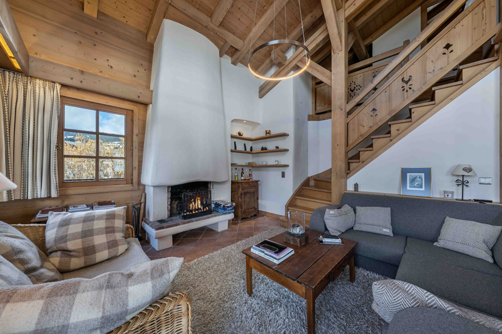 154 m² 4-bedroom chalet in Rochebrune, Megève, south-west terrace