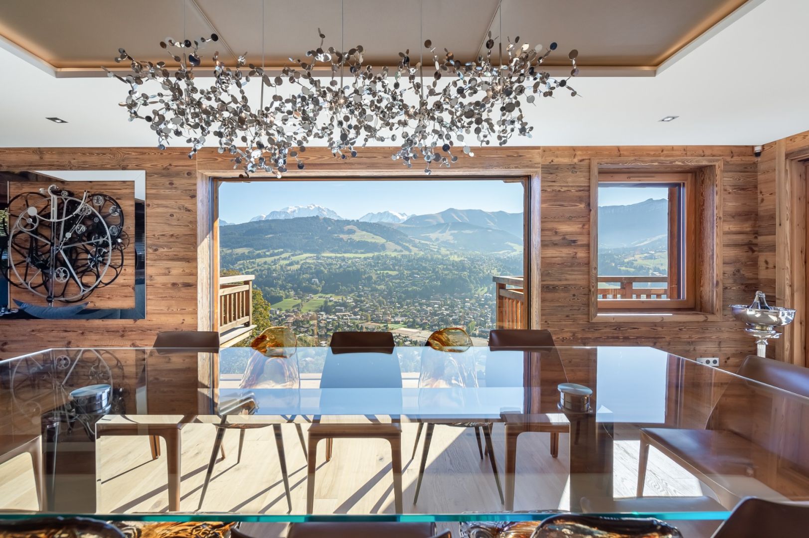 Exceptional chalet - Panoramic views of the Mont Blanc massif for sale in Megeve