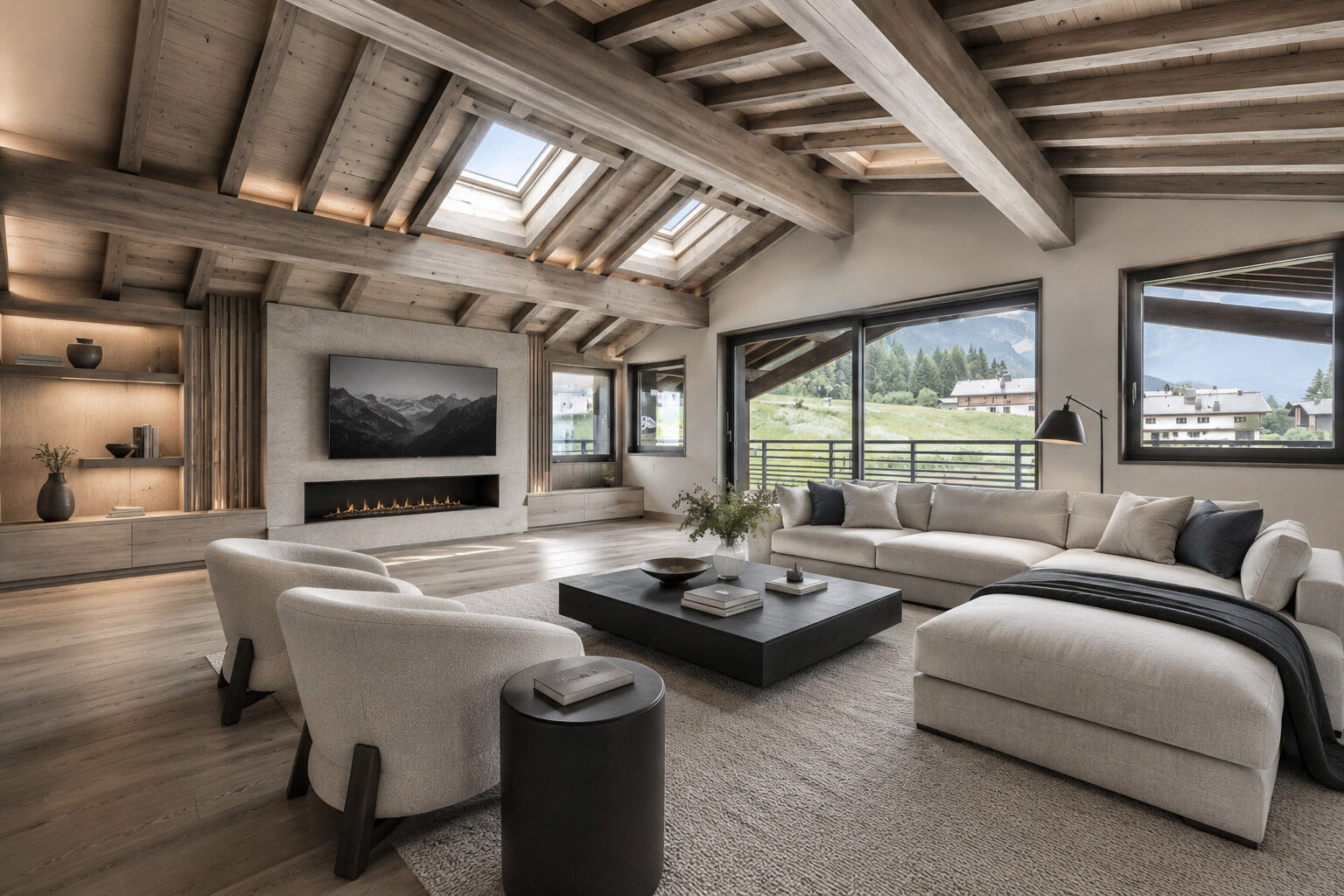 New chalet of 390 m2 in Demi Quartier for sale in Megeve