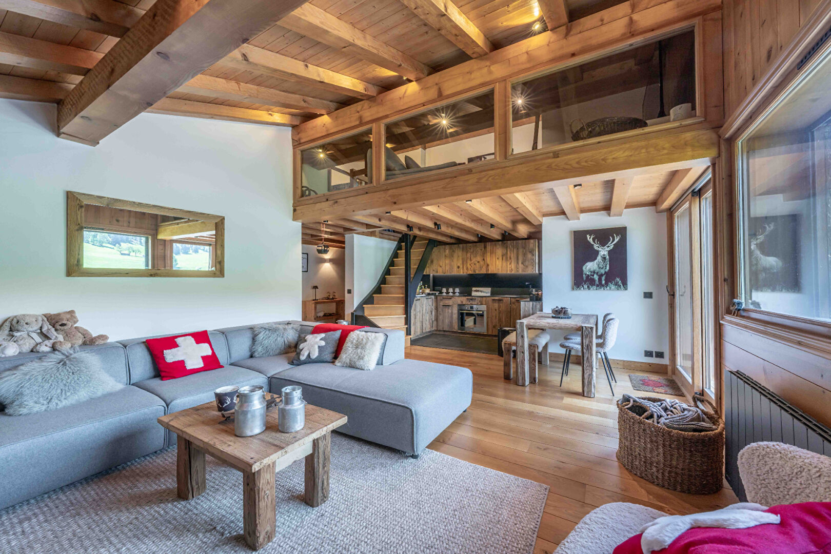 Two-bedroom duplex with mountain corner - Semi-detached neighborhood for sale in Megeve