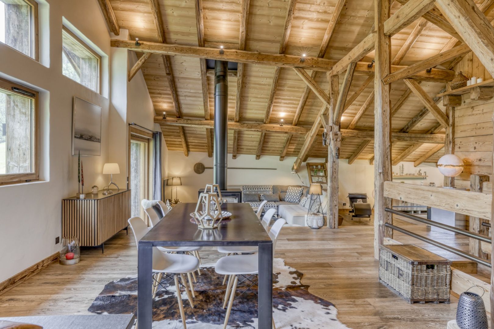 Exceptional renovated farmhouse - 5 bedrooms - Protected area for sale in Saint-Gervais Mont-Blanc