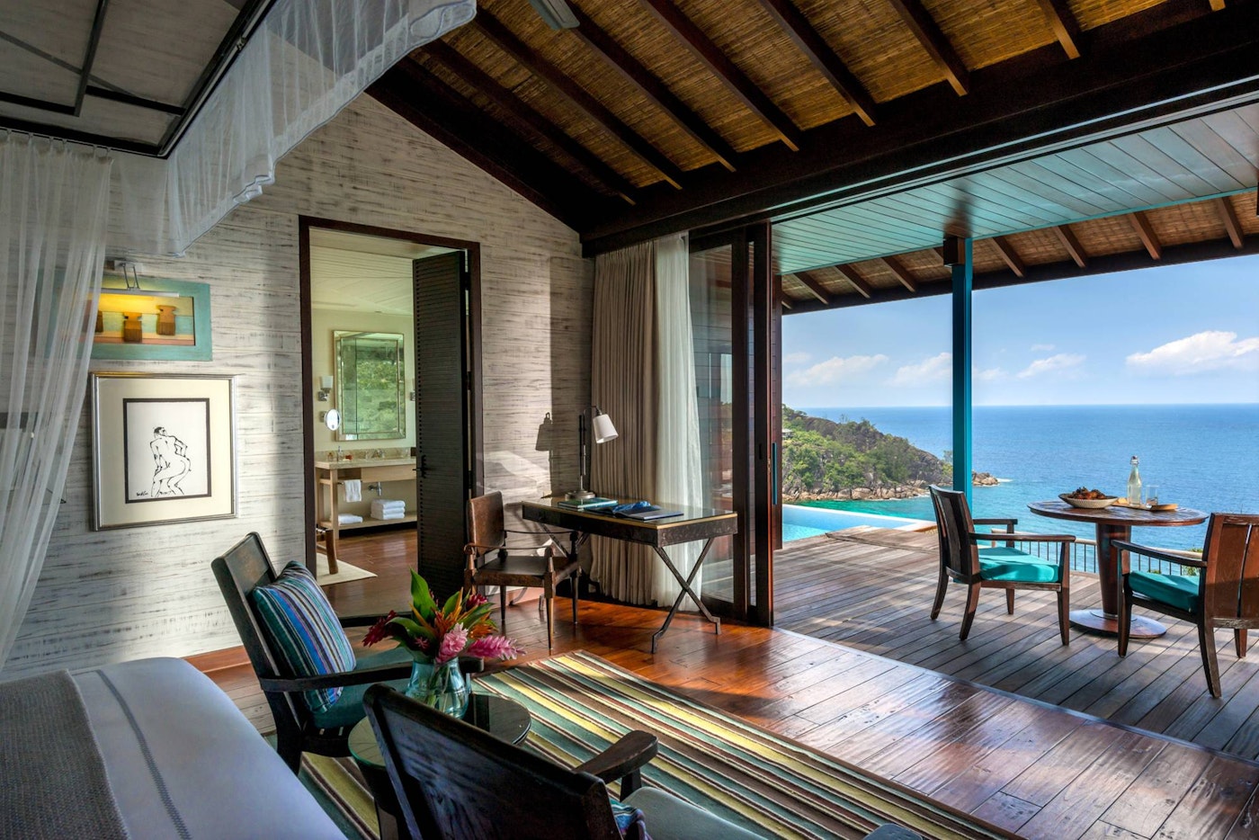 Panoramic ocean views from the headlands — Four Seasons Private Residences Seychelles