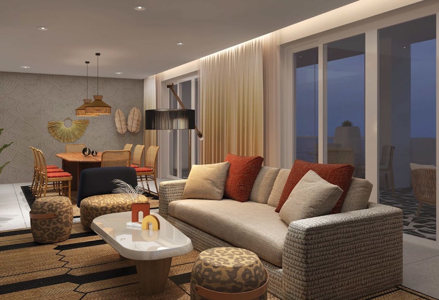 Canopy branded residence — living room