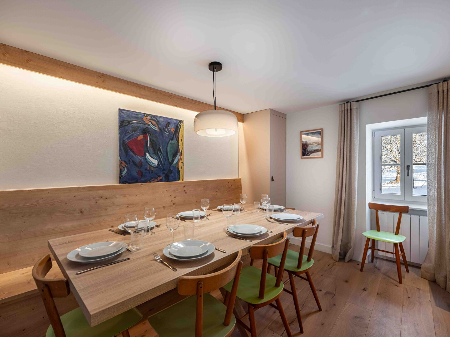 Exclusive: Semi-detached chalet 180 meters from the ski slope for sale in Meribel