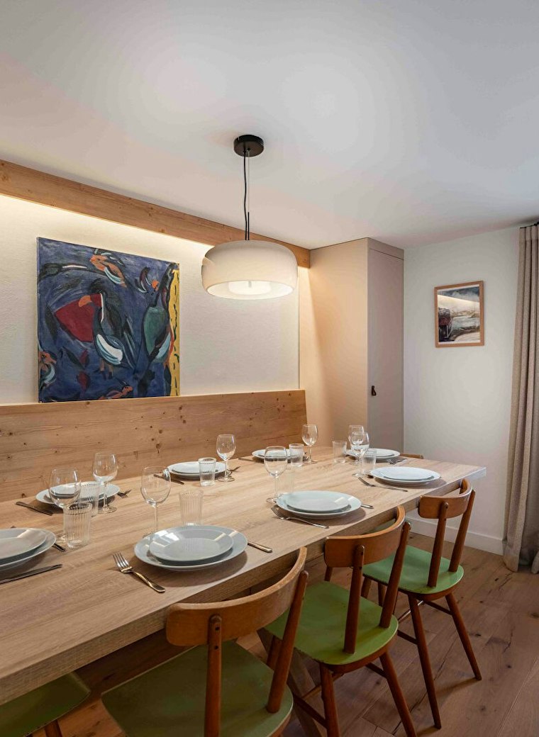 Exclusive: Semi-detached chalet 180 meters from the ski slope for sale in Meribel