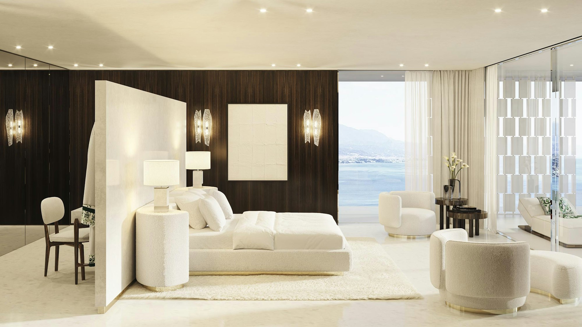 Design Hills residence interior with Mediterranean views, Golden Mile