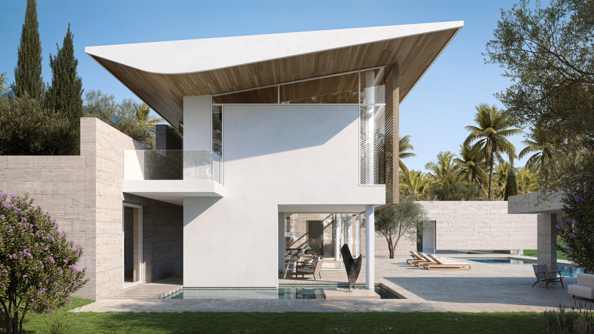 Contemporary architecture of Four Seasons Private Residences Marbella