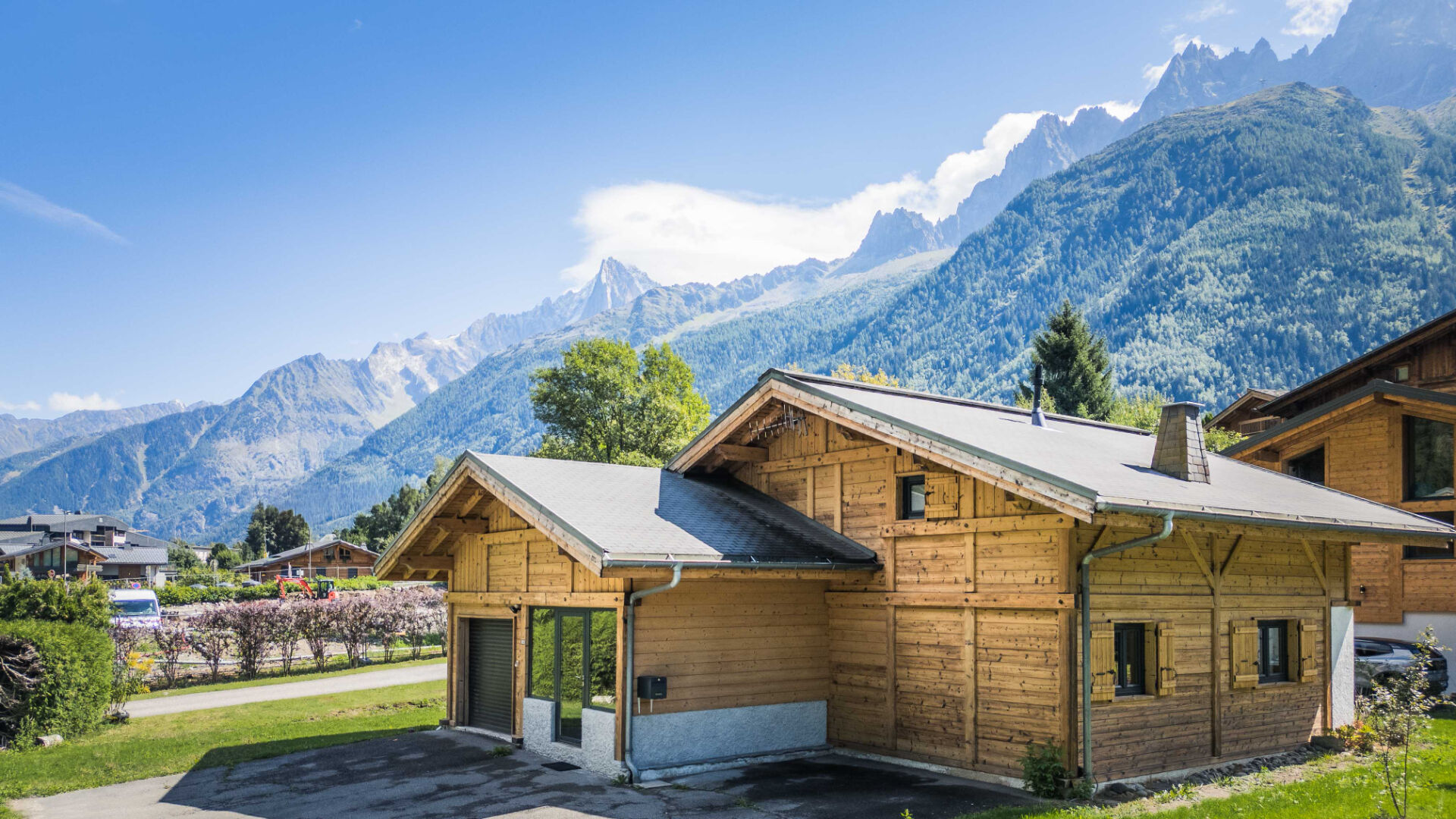 Renovated chalet with Mont Blanc views for sale in Chamonix